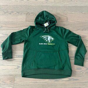NWT Under Armour Women's Loose Forrest Green Storm Fleece Hoodie, M